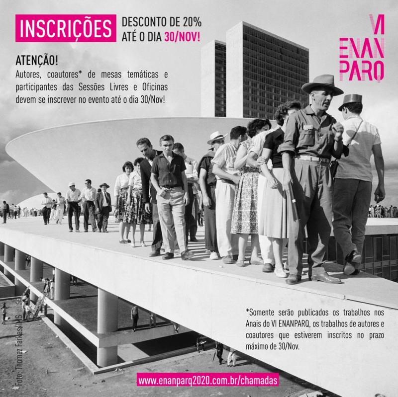 Desconto Inscries - VI ENANPARQ